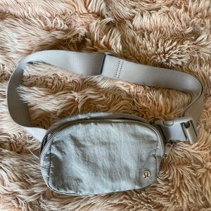 Gray Lululemon Belt Bag